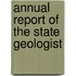 Annual Report Of The State Geologist
