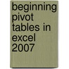 Beginning Pivot Tables in Excel 2007 door Debra Dalgleish