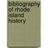 Bibliography Of Rhode Island History