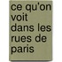 Ce Qu'on Voit Dans Les Rues de Paris