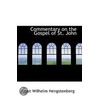 Commentary On The Gospel Of St. John door Ernst Wilhelm Hengstenberg
