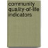 Community Quality-Of-Life Indicators