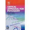 Critical Appraisal For Psychiatrists door Stephen M. Lawrie