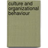 Culture And Organizational Behaviour by Jai B.P. Sinha
