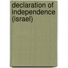 Declaration Of Independence (Israel) by Frederic P. Miller