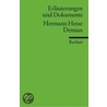 Demian. Erläuterungen und Dokumente door Herrmann Hesse