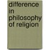 Difference In Philosophy Of Religion