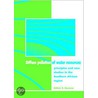 Diffuse Pollution of Water Resources by Roumiana Hranova