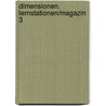 Dimensionen. Lernstationen/Magazin 3 door Onbekend