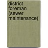 District Foreman (Sewer Maintenance) door Onbekend