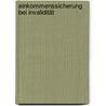 Einkommenssicherung bei Invalidität by Dieter Schäfer