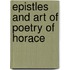 Epistles and Art of Poetry of Horace