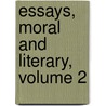 Essays, Moral And Literary, Volume 2 door Vicesimus Knox