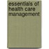 Essentials of Health Care Management
