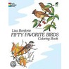 Fifty Favourite Birds Colouring Book by Lisa Bonforte