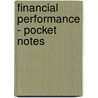 Financial Performance - Pocket Notes door Onbekend