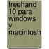 FreeHand 10 Para Windows y Macintosh