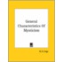 General Characteristics Of Mysticism