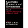 Geography, Resources And Environment door Kates