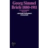 Gesamtausgabe 22. Briefe 1880 - 1911 door George Simmel