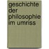Geschichte Der Philosophie Im Umriss