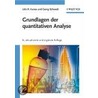Grundlagen Der Quantitativen Analyse door Udo R. Kunze