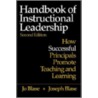 Handbook Of Instructional Leadership door Joe Blase