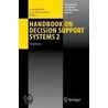 Handbook On Decision Support Systems door Frada