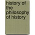 History Of The Philosophy Of History