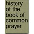 History of the Book of Common Prayer
