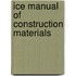 Ice Manual Of Construction Materials