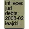 Intl Exec Jud Debts 2008-02 Ieajd:ll door Onbekend