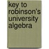 Key to Robinson's University Algebra