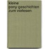Kleine Pony-Geschichten zum Vorlesen