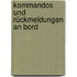 Kommandos und Rückmeldungen an Bord