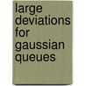 Large Deviations For Gaussian Queues door Michel Mandjes