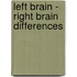 Left Brain - Right Brain Differences