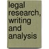 Legal Research, Writing And Analysis