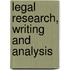 Legal Research, Writing And Analysis
