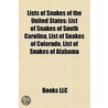 Lists of Snakes of the United States by Unknown