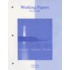 Managerial Accounting Working Papers