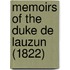 Memoirs Of The Duke De Lauzun (1822)