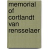 Memorial Of Cortlandt Van Rensselaer by William Buell Sprague