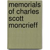 Memorials Of Charles Scott Moncrieff door Joanna Ballard