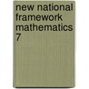 New National Framework Mathematics 7 door M.J. Tipler