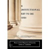 No Constitutional Right to Be Ladies by Linda K. Kerber