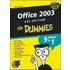 Office 2003 Fur Dummies, Xxl-Edition