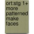 Ort:stg 1+ More Patterned Make Faces