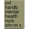 Oxf Handb Mental Health Nurs Ohn:m X door Waldock