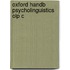 Oxford Handb Psycholinguistics Olp C